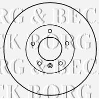 BORG & BECK bbd4782 -  Тормозной диск